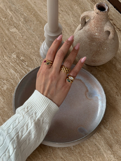 Anello Nawja- bianco