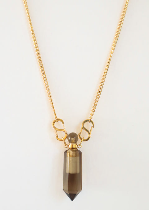 Collana Quarzo Fumè | 80 cm