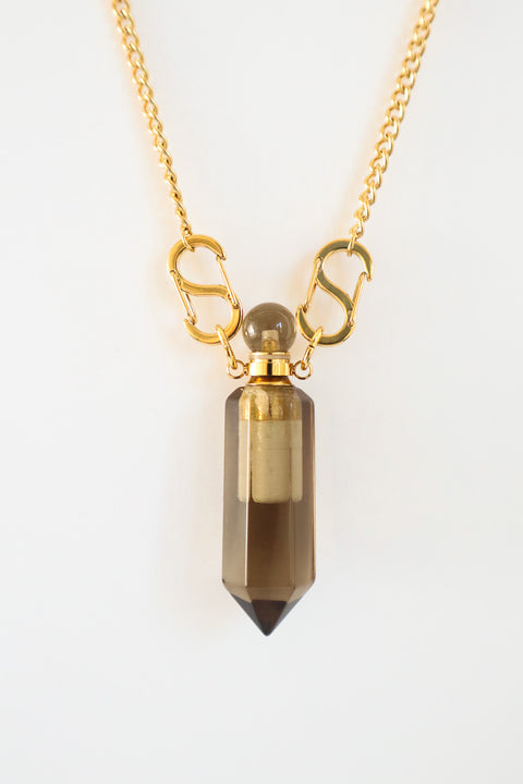 Collana Quarzo Fumè | 80 cm