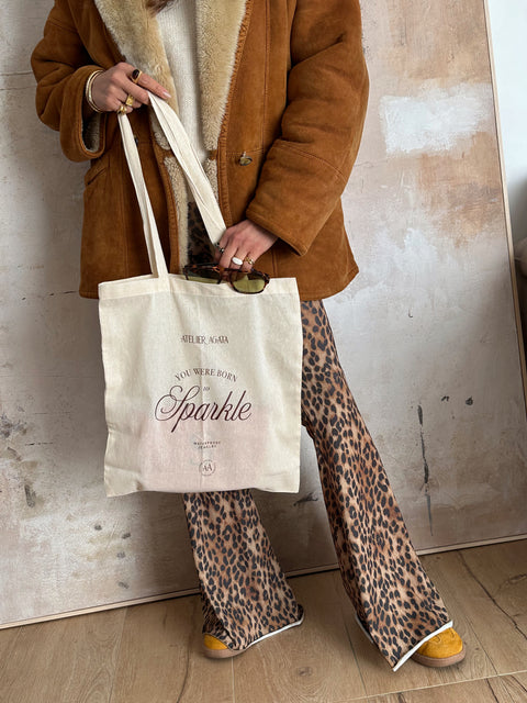 Tote bag "You were born to shine"