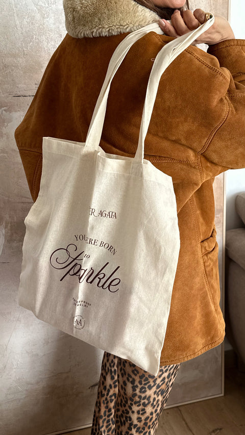 Tote bag "You were born to shine"