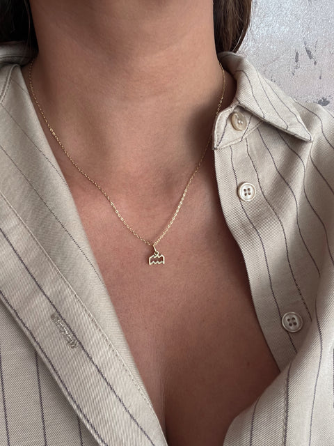 Collana Costellazione Zodiacale Acquario