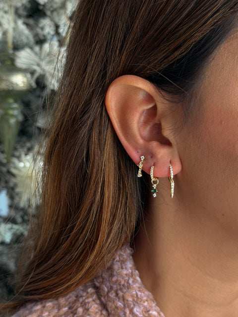 Tris di orecchini  singoli Tina