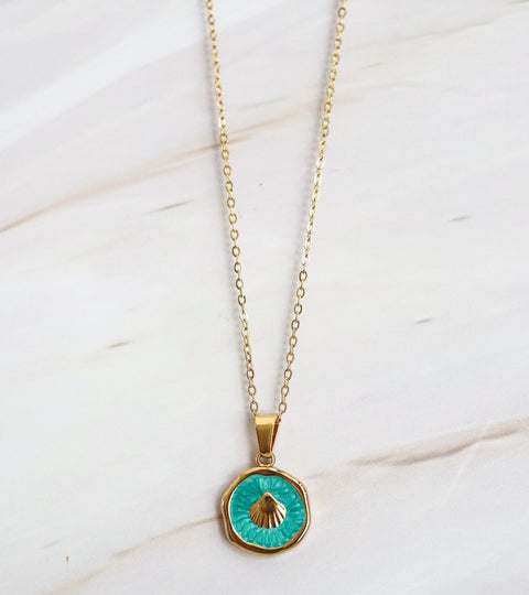 Collana Conchiglia Turchese